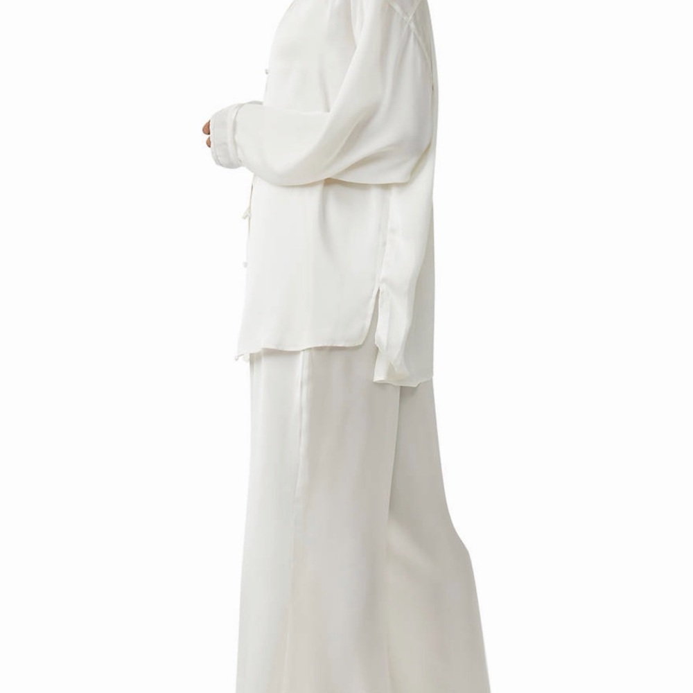NWOT Free People Dreamy Days Pajama Set Solid Ivory